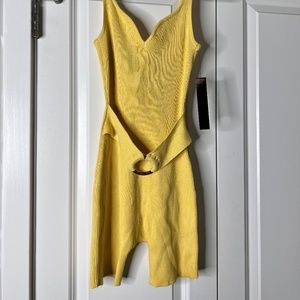 New Ribbed Jumpsuit with belt